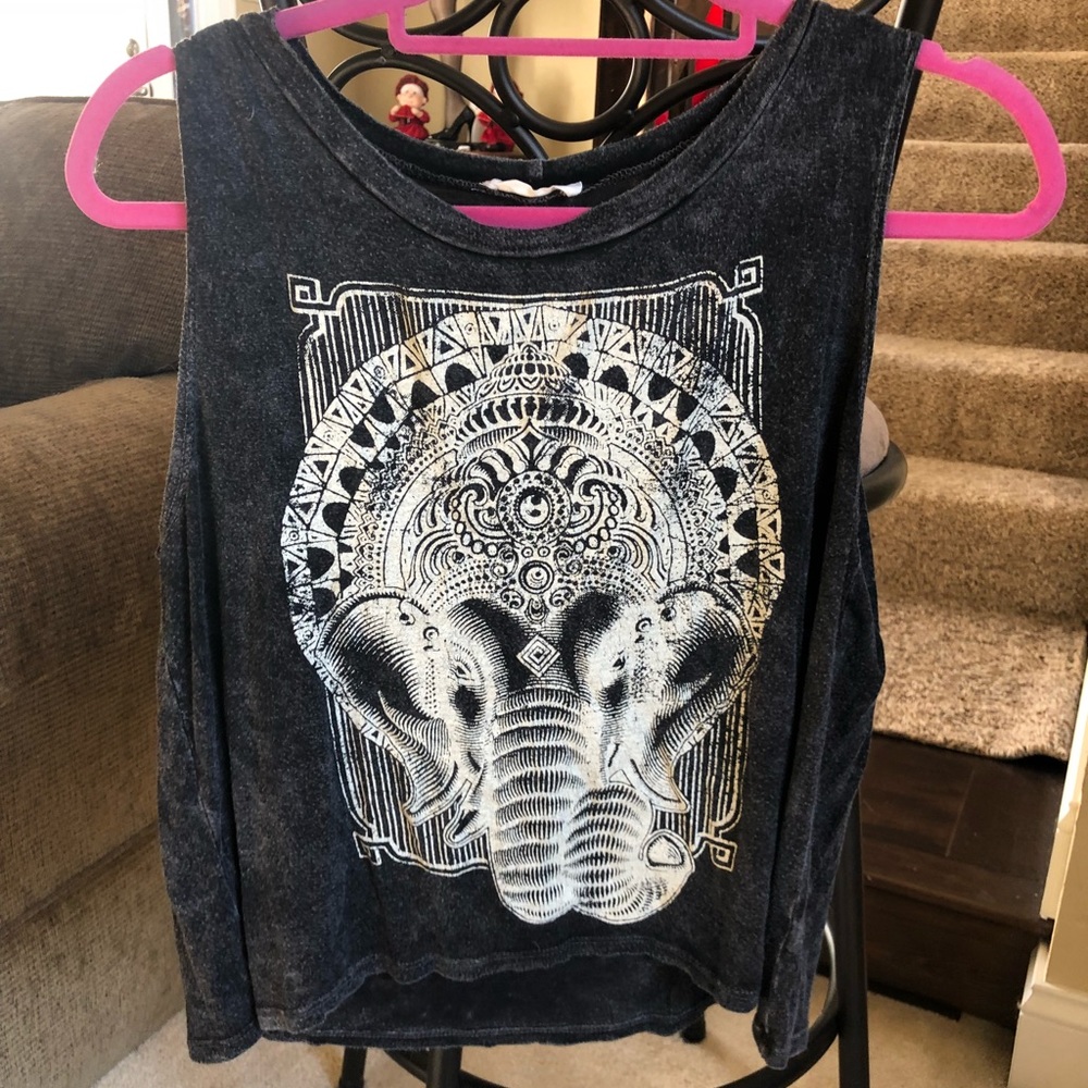 Touch Blue gray tank